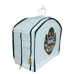 capas de gaiolas coleiro viés preto estampada