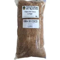 5 Litros Fibra de Coco em Fios e Mechas Substrato Orgânico para Orquídeas Decoração Vasos Jardinagem