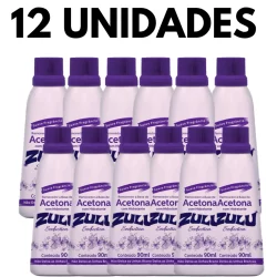 Kit de Variação Acetona Zulu Removedor de Esmalte Hidratante Mais Vendido Manicure