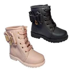 Coturno Bota Infantil Menina Bella Artes Kids Leve Macia Confortável