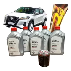 Kit Troca Óleo Kicks 1.6 Nissan 5w30 Sintético 2016 2020 25