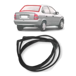 BORRACHA DO VIDRO TRASEIRO (VIGIA) CORSA SEDAN / CLASSIC 1996 A 2001