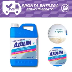 Limpa Cerâmicas Azulejos E Rejuntes 5 Litros Azulim Lavanda