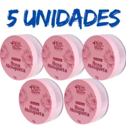 Pó de Rosa Mosqueta Facial Finalizador de Maquiagem - Bella Bem Me Quero MAKEUP