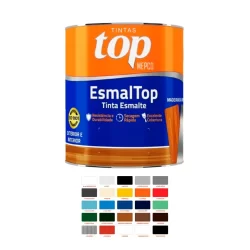 Tinta Para Metal e Madeira - Esmalte Sintético Brilhante Base Solvente - 3,6L  | Cores Vibrantes