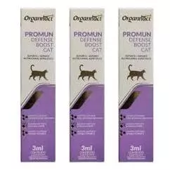 3 x Suplemento Promun Defense Boost Cat 3ml - Organnact