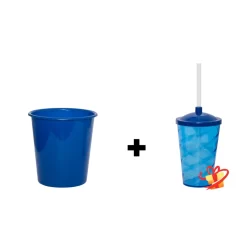 40 Kit Cineminha - Balde 1 lt + Copo Twister 400 ml
