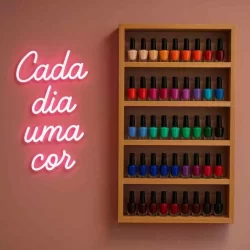 EXPOSITOR DE ESMLATE COR CRUA