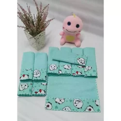Kit 10 Toalhinhas de Boca Felpudas Extra Macias para Bebê – Menino e Menina