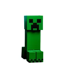 Boneco Creeper Articulado Minecraft | Escultura Decorativa 3D Geek para Setup Gamer