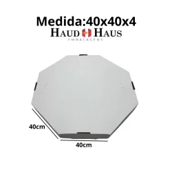 30 Caixas De Papelão 40x40x04 (MELHOR PREÇO) - Pizza/Restaurante