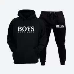 Conjunto Moletom e Calça Casaco de Frio Boys Good Mood Blusa Lançamento