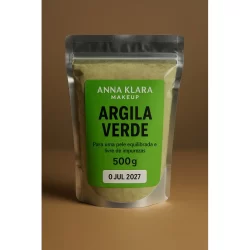 ￼Argila Verde - Mascara Facial - Capilar - Estética Corporal 500g