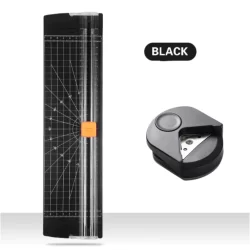 Kit Guilhotina A4 + Mini Arredondador Cortador De Papel Portátil Fácil Manuseio