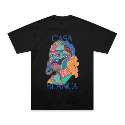 Camiseta Basic Streetwear Estampada Casablanca Masao