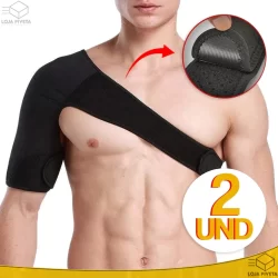 Kit 2 Suporte Ombro Neoprene Ortese Umero Protetor Ombreira Tensor Pronta Entrega Promoção