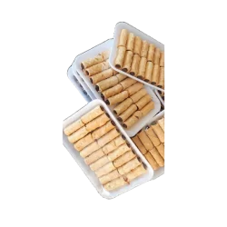kit com 360 Canudinhos de Doce de Leite e Chocolate Doce de Canudos Recheados Caseiros