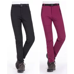 Mulheres Inverno Calças De Lã Ao Ar Livre Térmica Quente Engrossar Esportivas À Prova Dwaterproof Água Caminhadas Acampa
