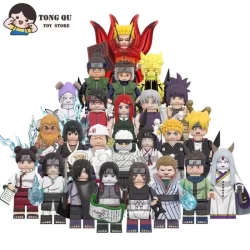 Bloco De Construção NARUTO Boneca Anime Modelo Minifigure Colecionável Brinquedos Infantis De Aniversário