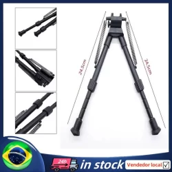 [BR Em Estoque] Bipé Tático Retrátil Ajustável De 20 Mm PVC Rígido 24c