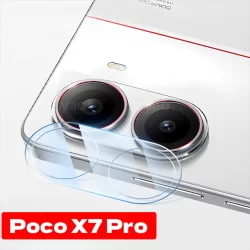 Para Xiaomi Poco X7 Pro X7Pro 5G 2025 Filme De Lente De Telefone Vidro Temperado PocoX7Pro Turbo 4 Turbo4 PocoX7 Curverd