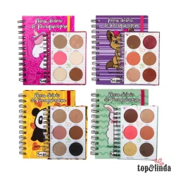 Paleta De Contorno, Iluminador, Blush e Sombra - Meu Diário de Maquiagem SafiBook
