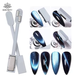 Caneta Magnética 3D Com Flor De Olho De Gato