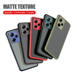 Capa Dura À Prova De Choque Para Xiaomi Poco X 5 X5 Pro PocoX5pro 5G Transparente De Silicone PC Poko Little X5pro