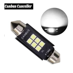 Led Torpedo Canbus Canceller 6000k 10w 3030 31-36-39-41mm