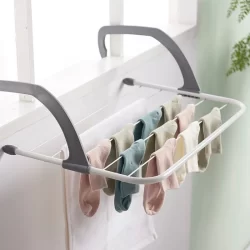 Varal Portátil Para Apartamento Secador De Roupas Prático e Retrátil Para Janela e Parede
