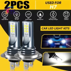 YCBR 2 Pçs H7 LED Farol Lâmpada Kit Luz De Nevoeiro Do Carro 110W Superbrilhante Feixe Baixo 6000K À Prova Dwaterproof Á