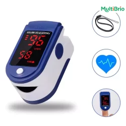 KIT2 Monitor de Oxigênio no Sangue - Oxímetro Digital Portátil para Saúde em Casa