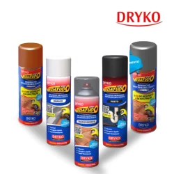 Spray Impermeabilizante Vedatudo Borracha 400ml Liquida Dryko Emborrachado 400ML Para Telhas, Cantos e Juntas Flexivel