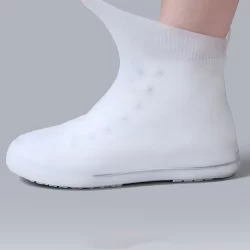 Capa de Chuva para Calcados Silicone Resistente Cano Médio Máxima Proteção