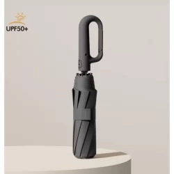 Guarda-chuva Automático Proteção Solar UV Dobrável Anel de Fivela Com Black