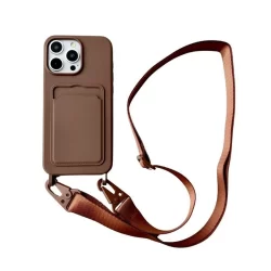 Porta-Cartões Carteira Capa De Telefone De Silicone Líquido Para iPhone 16 15 Pro Max 14 13 12 11 15 Plus X XS XR 7 8 SE