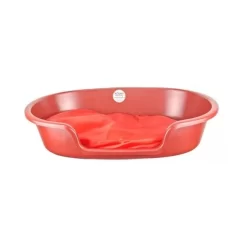 Cama Cachorro Gato Com Almofada Pequena Vermelho