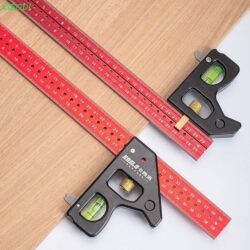 Régua De Ângulo Reto Combinada XIBODI , Com Medidor De Nível Móvel De Bolha , Ajustável De 30/40 Cm