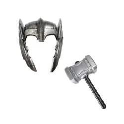 Kit Vingador - Thor! 1 Martelo do Thor + 1 Máscara - Fantasia para Festas!