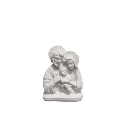 Sagrada Família 14cm em Gesso Cru