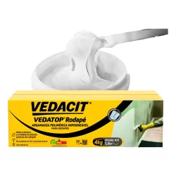 Argamassa Impermeabilizante Vedatop Rodapé 4kg - Vedacit® Envio Imediato