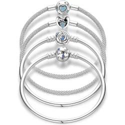 Pulseira Original 17-20cm de alta qualidade não alérgica adequada para pulseira DIY charme amor zircão pulseira jóias de