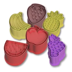 Ejetor Modelador Para Doces FRUTAS HORTIFRUTE Brigadeiros Docinhos Massa Biscuit Biscoito Resistente Massinha Modelar