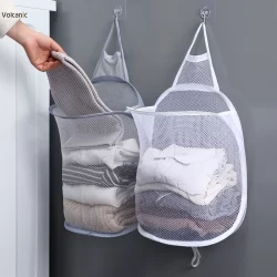 Lavanderia De Parede De Banheiro De Alta Qualidade Cesta De Roupa Branca Cinza Suja Dobrável Kids Baby Toys Organizers