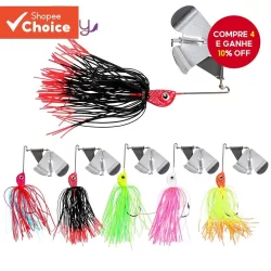 Iscas De Pesca Spinnerbait De 14.5g , Buzzbait Multicolorido Para Gabaritos De Natação De Robalo , Truta E Salmão