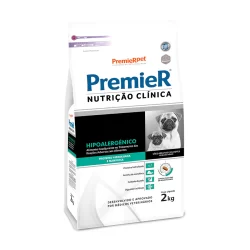 PREMIER NUTRIÇÃO CLINICA CAES HIPOALERGENICA PROTEINA HIDROLISADA PEQUENO PORTE 2 KG
