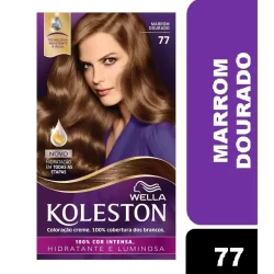 Tintura Koleston 77 Marrom dourado