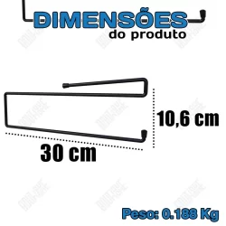Suporte Para Papel Toalha Suspenso Organizador Cozinha Armário Porta Rolo