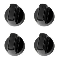 Kit 4 Botões Manipulos Para Cooktop Dako Supreme 4 Bocas
