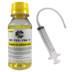 Kit 100ml Solução Clean Aplicável Cabeça de Impressão Epson